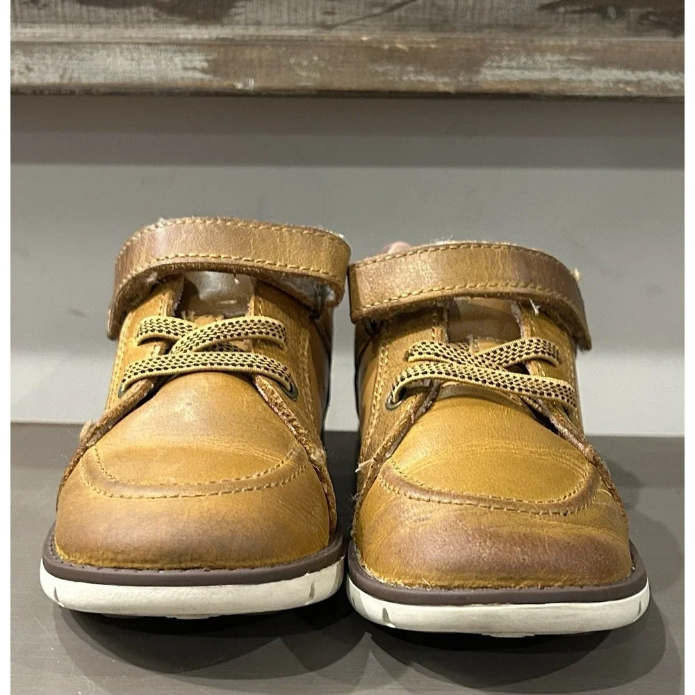 Stride‎ Rite Boy's SRT Anders Fashion Boot, Honey Brown Size 9W Toddler